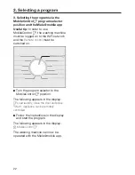 Preview for 22 page of Miele WWF 060 Operating Instructions Manual