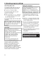 Preview for 26 page of Miele WWF 060 Operating Instructions Manual