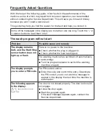 Preview for 52 page of Miele WWF 060 Operating Instructions Manual