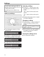 Preview for 76 page of Miele WWF 060 Operating Instructions Manual