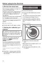 Preview for 20 page of Miele WWG 360 Operating Instructions Manual