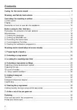 Preview for 2 page of Miele WWG 660 Operating Instructions Manual