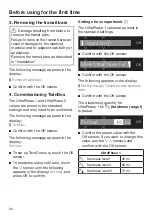 Preview for 20 page of Miele WWG 660 Operating Instructions Manual