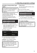 Preview for 29 page of Miele WWG 660 Operating Instructions Manual