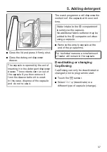 Preview for 37 page of Miele WWG 660 Operating Instructions Manual