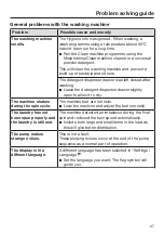 Preview for 67 page of Miele WWG 660 Operating Instructions Manual