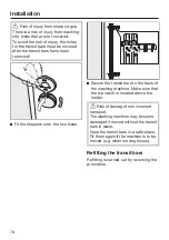 Preview for 78 page of Miele WWG 660 Operating Instructions Manual