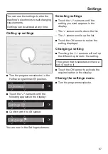 Preview for 87 page of Miele WWG 660 Operating Instructions Manual