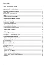 Preview for 2 page of Miele WWH 660 Operating Instructions Manual