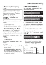 Preview for 19 page of Miele WWH 660 Operating Instructions Manual