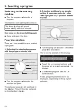 Preview for 24 page of Miele WWH 660 Operating Instructions Manual