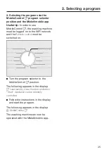 Preview for 25 page of Miele WWH 660 Operating Instructions Manual