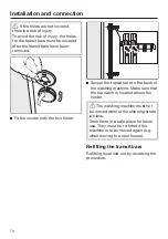 Preview for 74 page of Miele WWH 660 Operating Instructions Manual