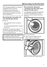 Предварительный просмотр 17 страницы Miele WWH 860 Operating Instructions Manual