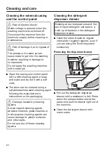 Предварительный просмотр 64 страницы Miele WWI 860 WPS Operating Instructions Manual