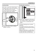 Предварительный просмотр 85 страницы Miele WWI 860 WPS Operating Instructions Manual