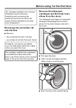 Предварительный просмотр 17 страницы Miele WWI 860 Operating Instructions Manual