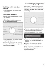 Предварительный просмотр 27 страницы Miele WWI 860 Operating Instructions Manual