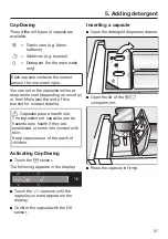 Предварительный просмотр 37 страницы Miele WWI 860 Operating Instructions Manual