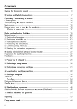 Preview for 2 page of Miele WWR 860 WPS Operating Instructions Manual