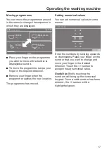 Preview for 17 page of Miele WWR 860 WPS Operating Instructions Manual