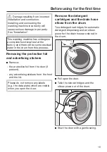 Preview for 19 page of Miele WWR 860 WPS Operating Instructions Manual