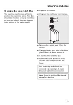 Preview for 71 page of Miele WWR 860 WPS Operating Instructions Manual