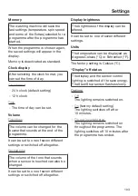 Preview for 103 page of Miele WWR 860 WPS Operating Instructions Manual