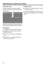 Preview for 18 page of Miele WWR860 Operating Instructions Manual