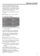 Preview for 61 page of Miele WWR860 Operating Instructions Manual