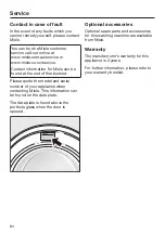 Preview for 84 page of Miele WWR860 Operating Instructions Manual