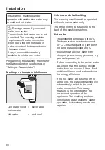 Preview for 96 page of Miele WWR860 Operating Instructions Manual