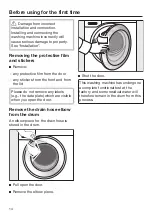 Предварительный просмотр 14 страницы Miele WXD 160 Operating And Installation Instructions