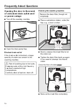 Предварительный просмотр 54 страницы Miele WXD 160 Operating And Installation Instructions