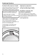 Предварительный просмотр 56 страницы Miele WXD 160 Operating And Installation Instructions