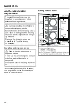 Предварительный просмотр 66 страницы Miele WXD 160 Operating And Installation Instructions