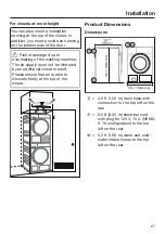 Предварительный просмотр 67 страницы Miele WXD 160 Operating And Installation Instructions