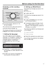 Preview for 17 page of Miele WXF 660 Operating Instructions Manual