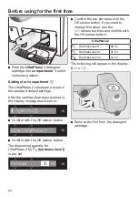 Preview for 20 page of Miele WXF 660 Operating Instructions Manual