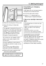 Preview for 37 page of Miele WXF 660 Operating Instructions Manual