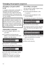 Preview for 54 page of Miele WXF 660 Operating Instructions Manual