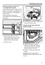 Preview for 59 page of Miele WXF 660 Operating Instructions Manual