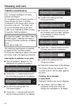 Preview for 60 page of Miele WXF 660 Operating Instructions Manual