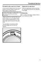 Preview for 73 page of Miele WXF 660 Operating Instructions Manual