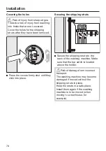 Preview for 78 page of Miele WXF 660 Operating Instructions Manual