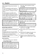 Preview for 38 page of Miele XCI-AD Operating And Installation Instructions