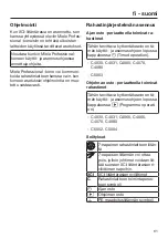 Preview for 61 page of Miele XCI-AD Operating And Installation Instructions