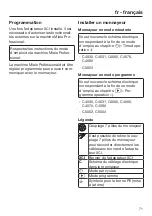 Preview for 71 page of Miele XCI-AD Operating And Installation Instructions