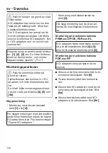 Preview for 128 page of Miele XCI-AD Operating And Installation Instructions