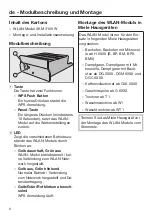 Preview for 6 page of Miele XKM 3100 W Fitting And Installation Instructions